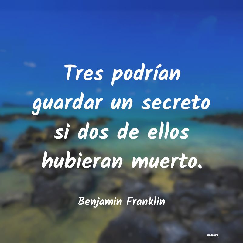 frases de Benjamin Franklin
