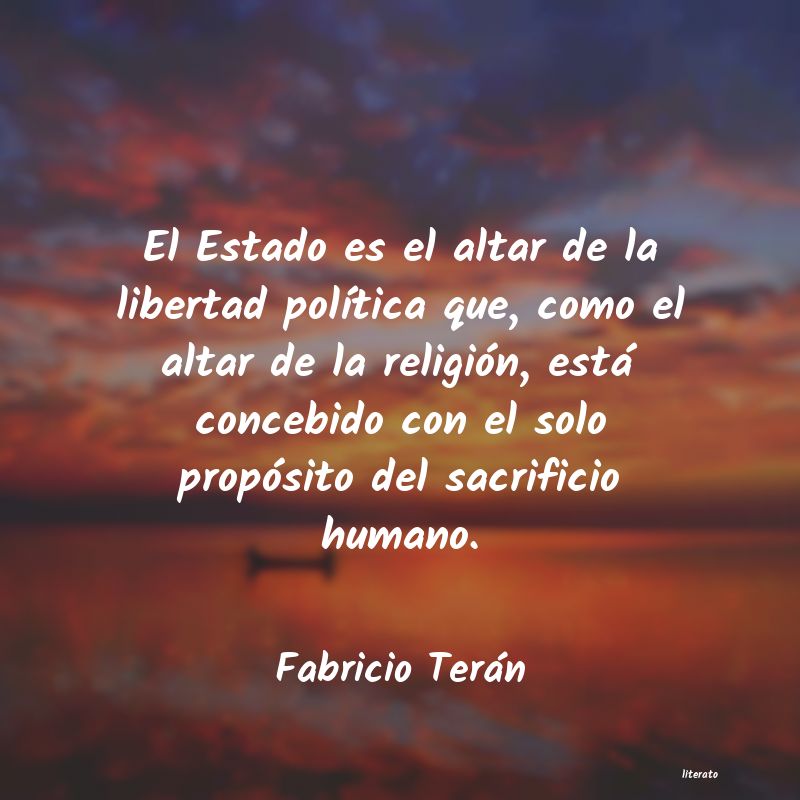 frases de Fabricio Terán