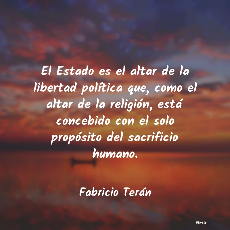 Frases de Fabricio Terán