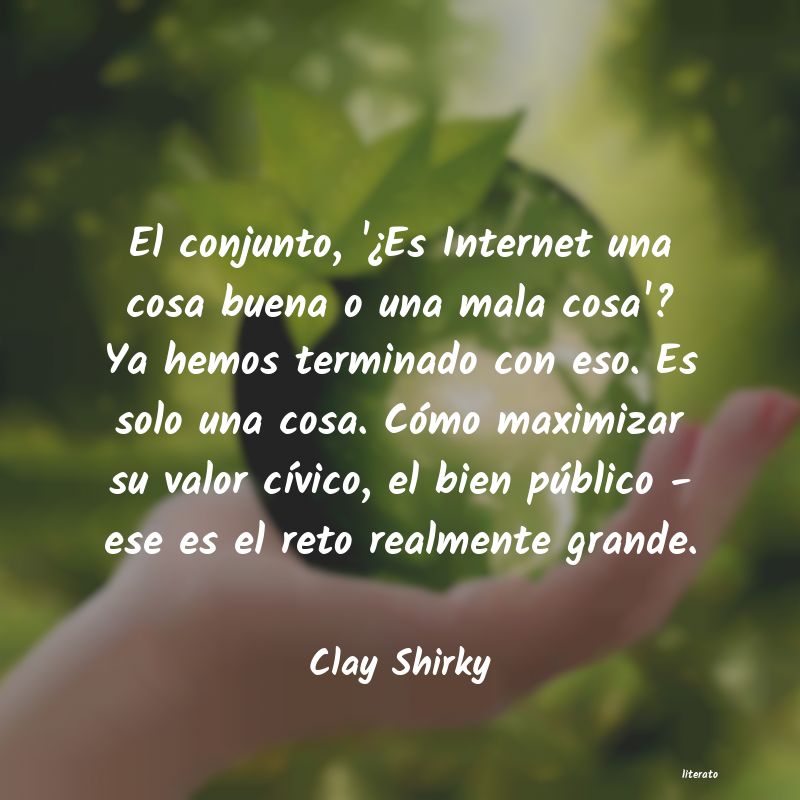 frases de Clay Shirky