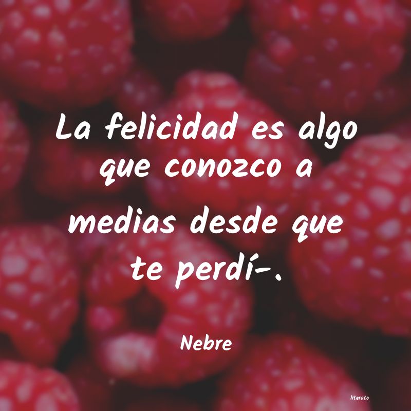 Frases de Nebre