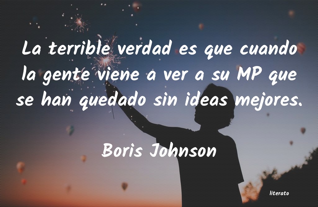 frases de Boris Johnson