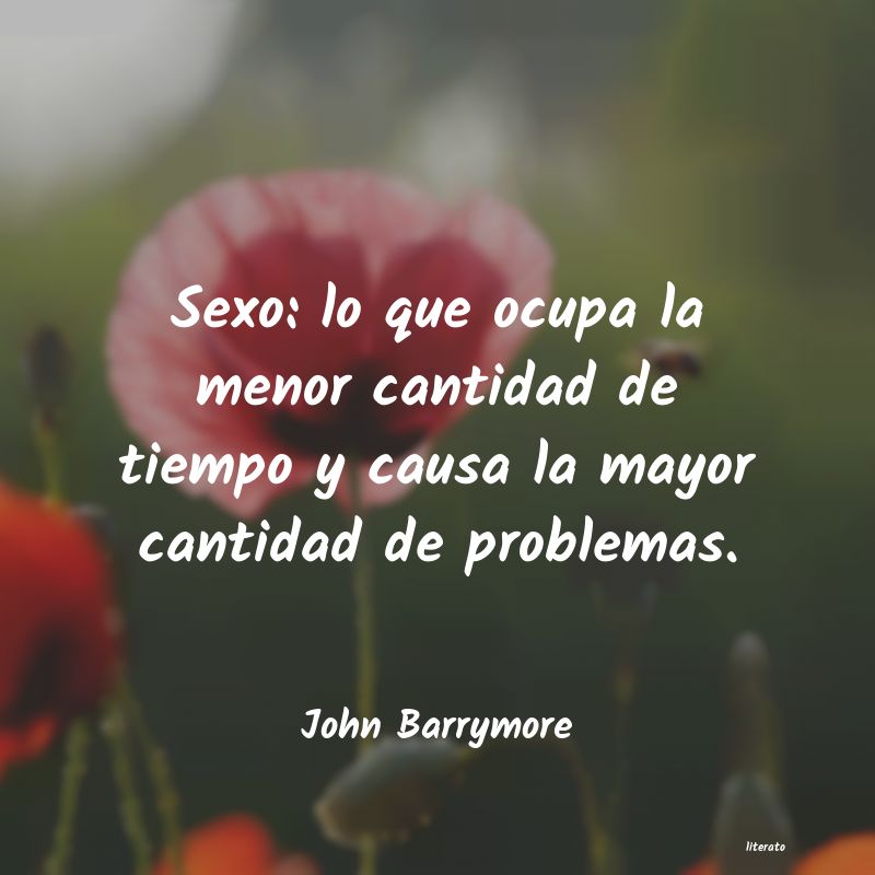 Frases de John Barrymore