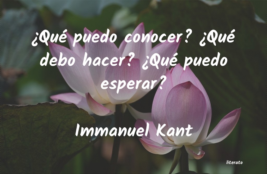 Frases de Immanuel Kant