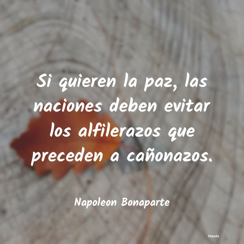 Frases de Napoleon Bonaparte