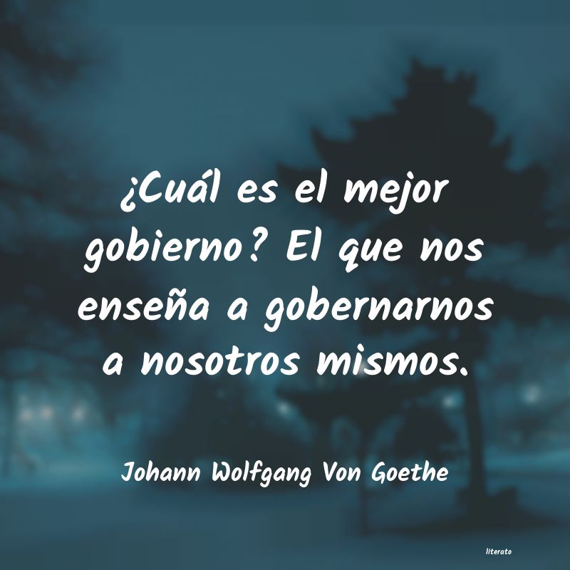 frases de Johann Wolfgang Von Goethe