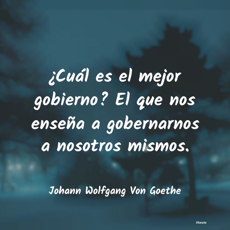 Frases de Johann Wolfgang Von Goethe