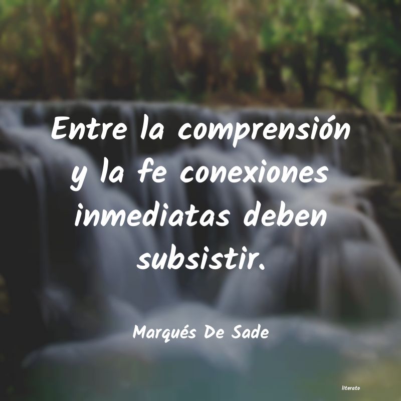 Frases de Marqués De Sade