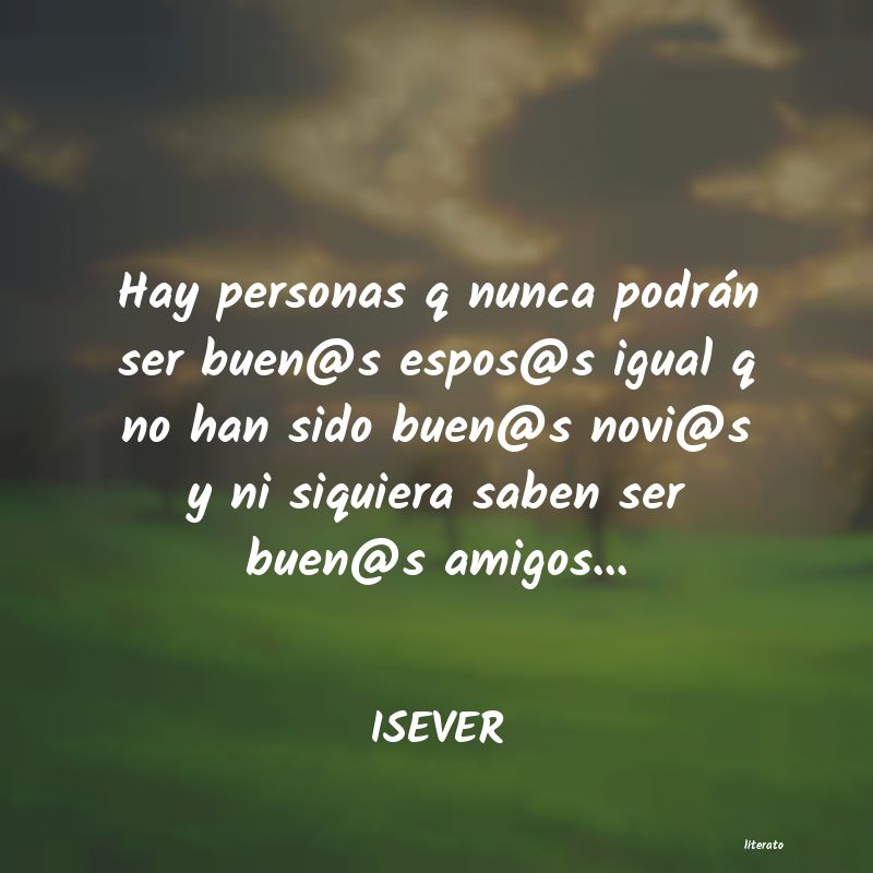 Frases de ISEVER