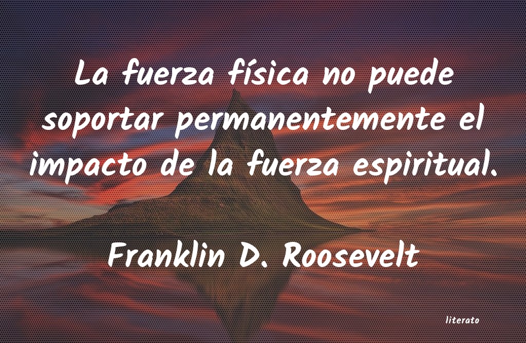 Frases de Franklin D. Roosevelt