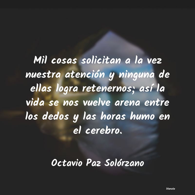 Frases de Octavio Paz Solórzano
