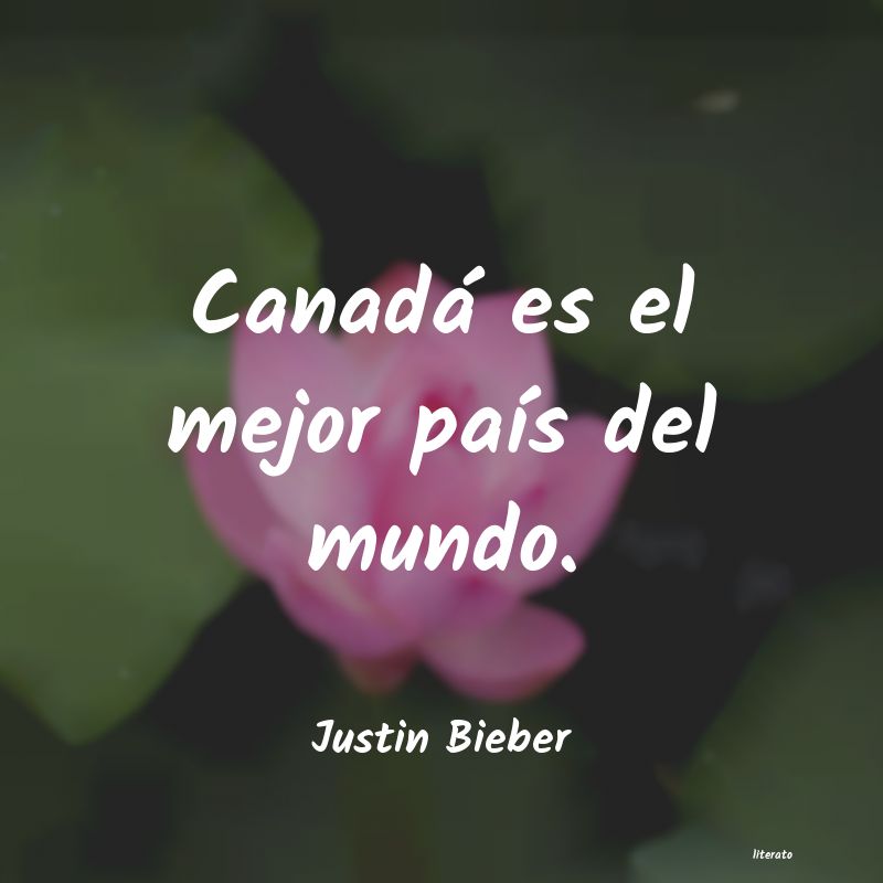 frases de Justin Bieber