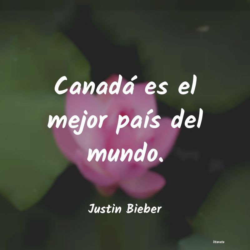 Frases de Justin Bieber