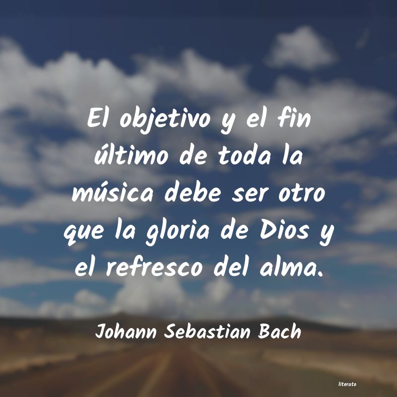 Frases de Johann Sebastian Bach