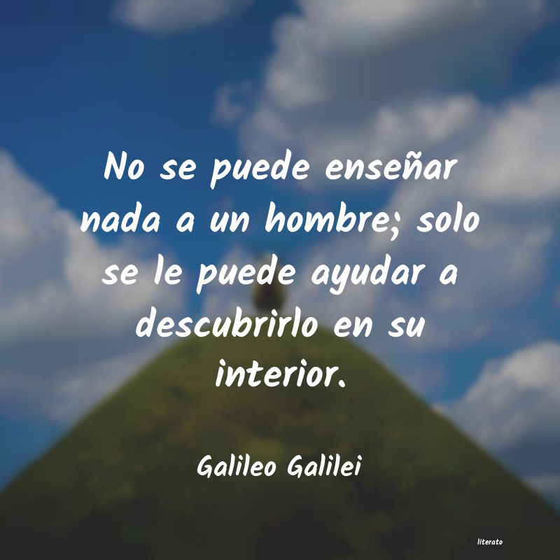 Frases de Galileo Galilei