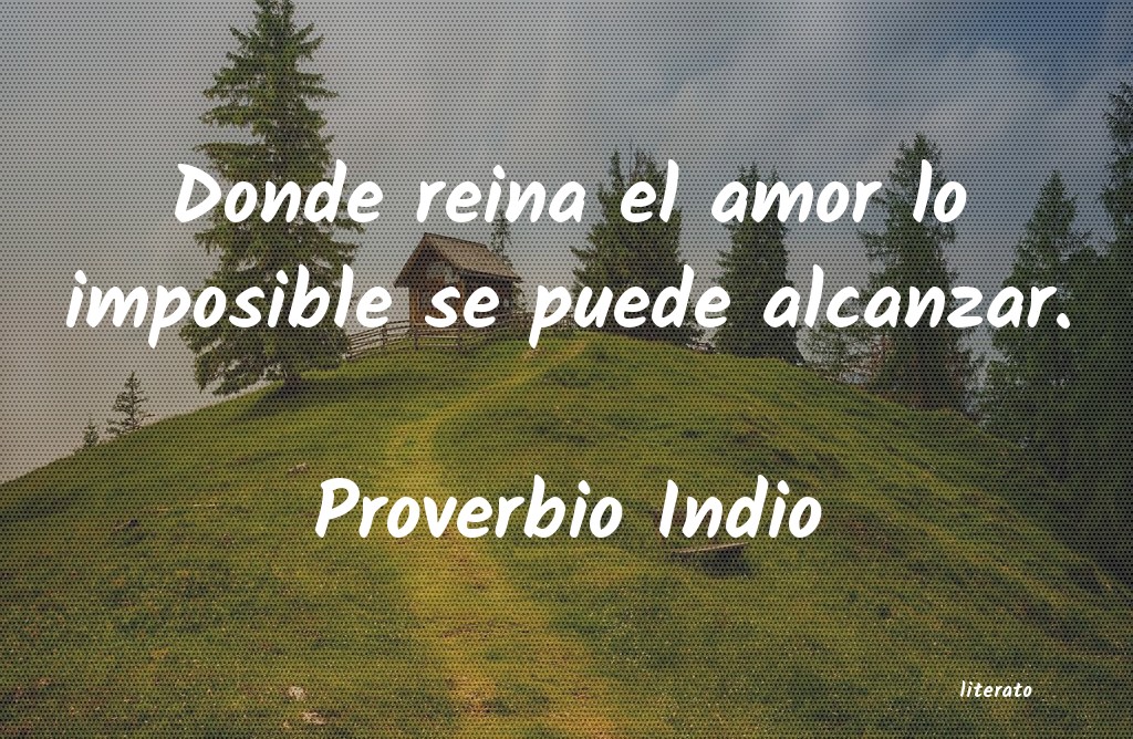 frases de Proverbio Indio