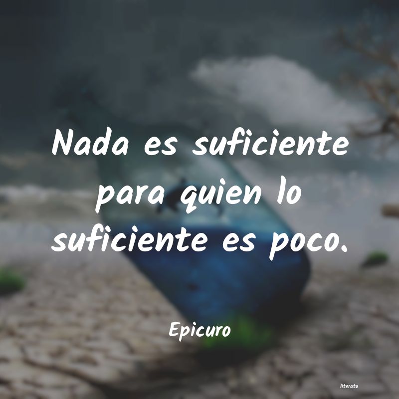 Frases de Epicuro