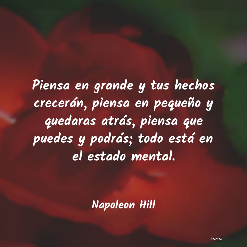 Frases de Napoleon Hill