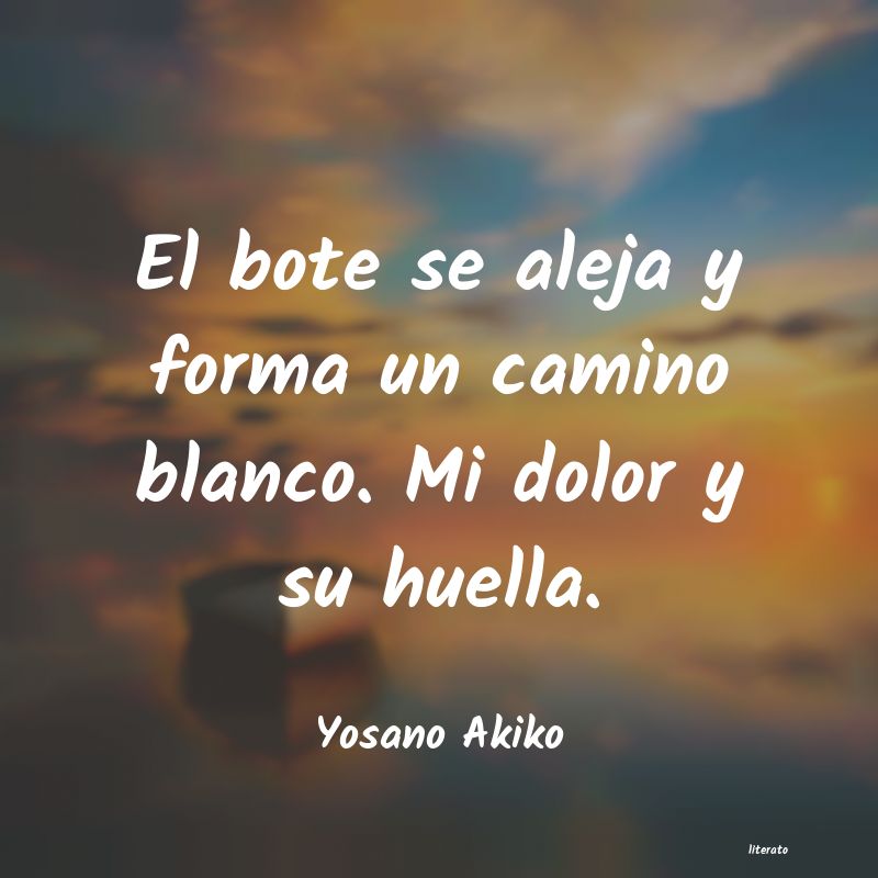 frases de Yosano Akiko
