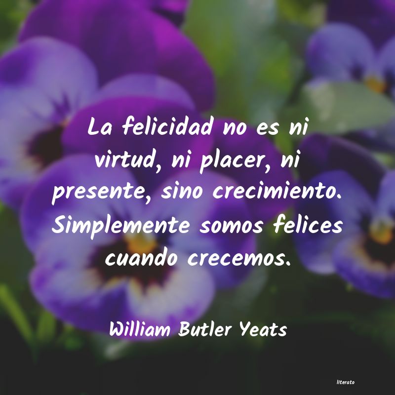 frases de William Butler Yeats