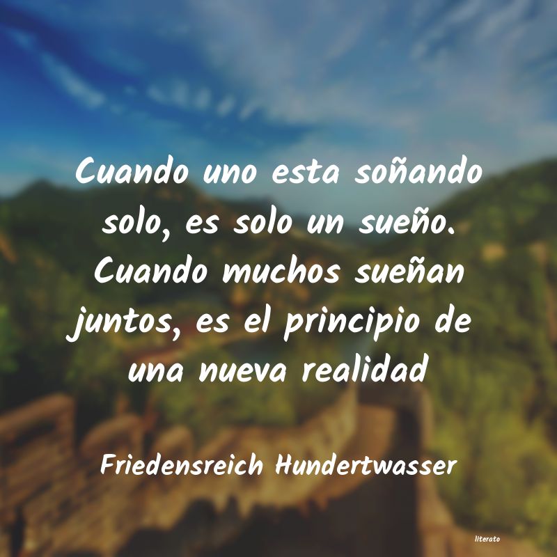 Frases de Friedensreich Hundertwasser