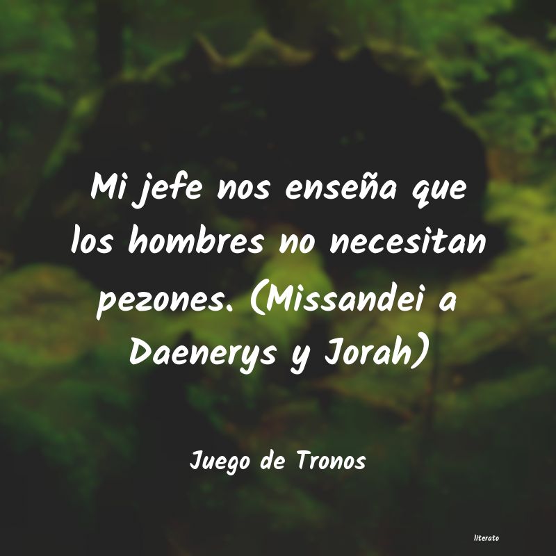 Frases de Juego de Tronos