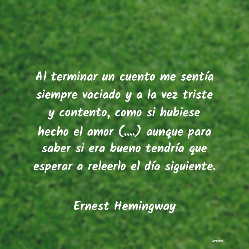 frases de Ernest Hemingway