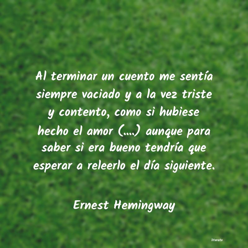 Frases de Ernest Hemingway