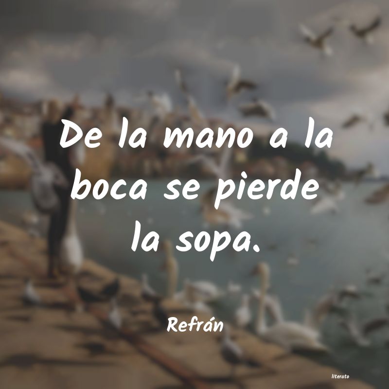 Frases de Refrán