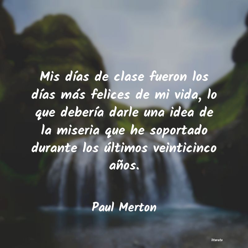 frases de Paul Merton