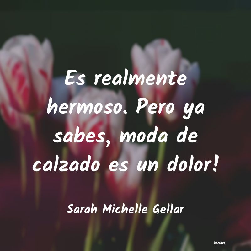 Frases de Sarah Michelle Gellar