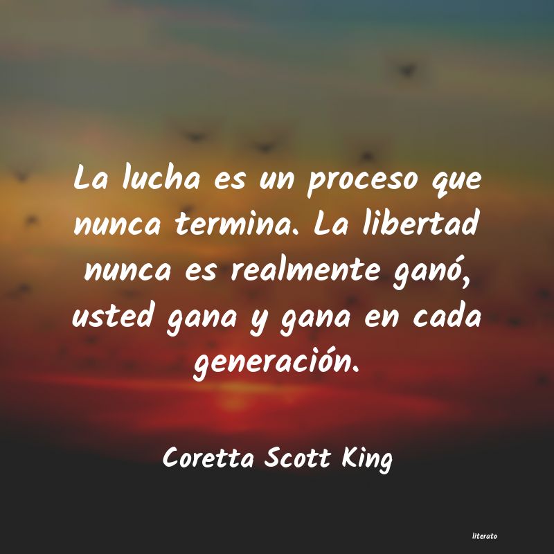 Frases de Coretta Scott King