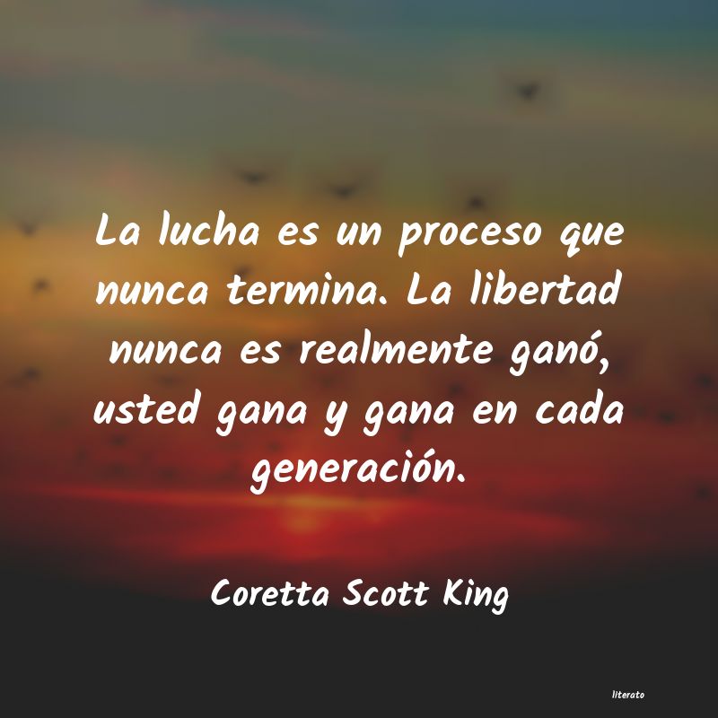 frases de Coretta Scott King