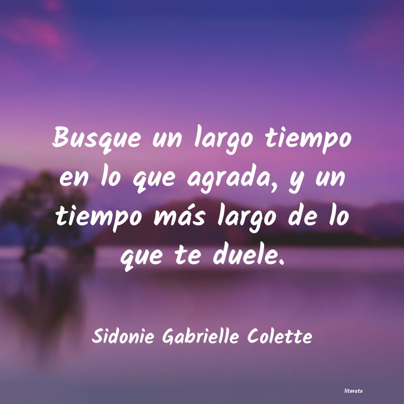 Frases de Sidonie Gabrielle Colette