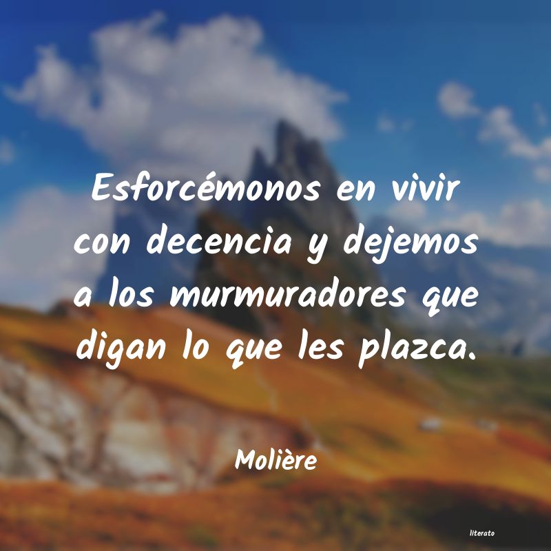 frases de Molière