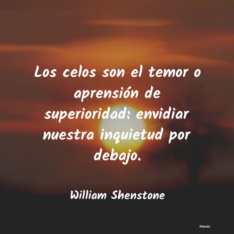 Frases de William Shenstone