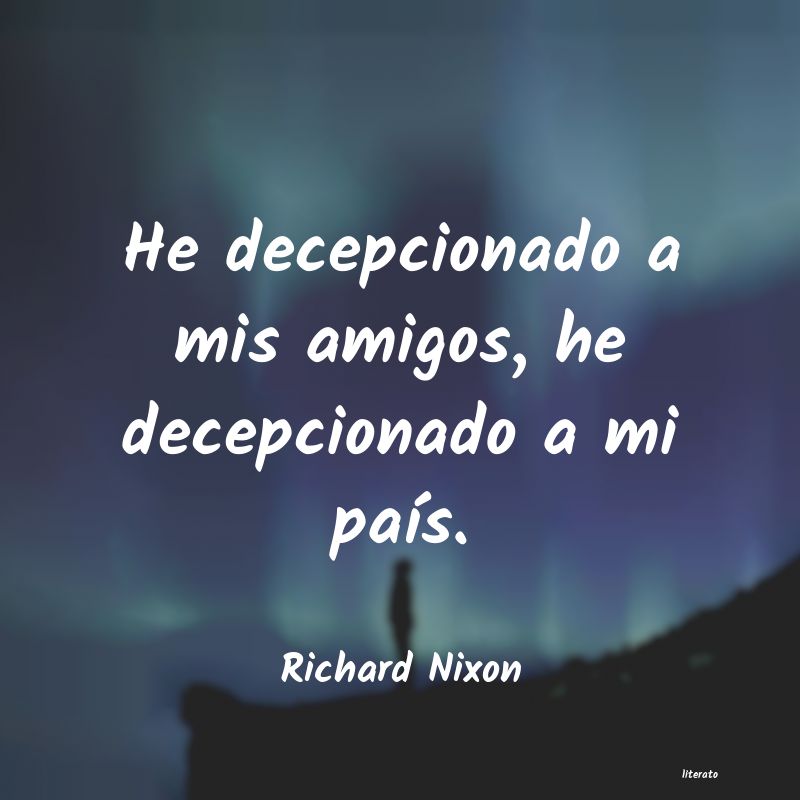 frases de Richard Nixon