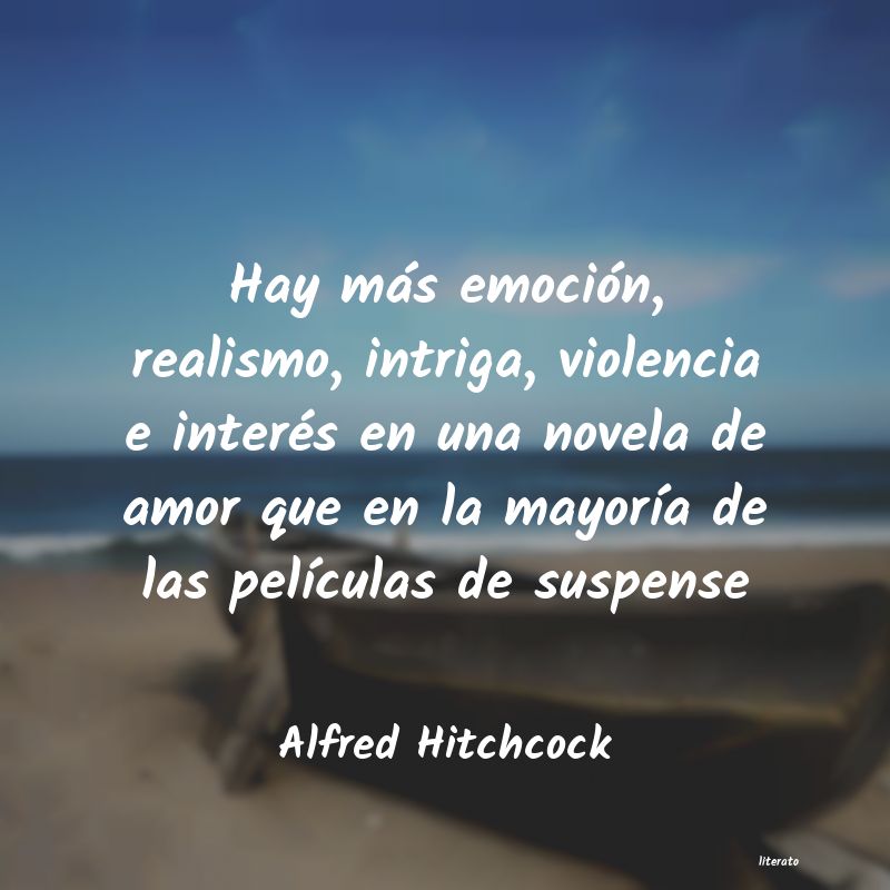 Frases de Alfred Hitchcock