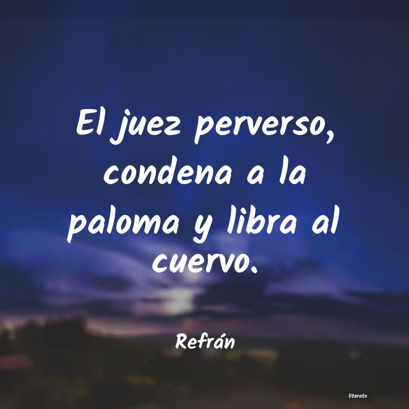 Frases de Refrán