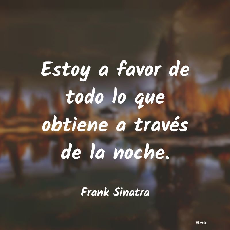 Frases de Frank Sinatra