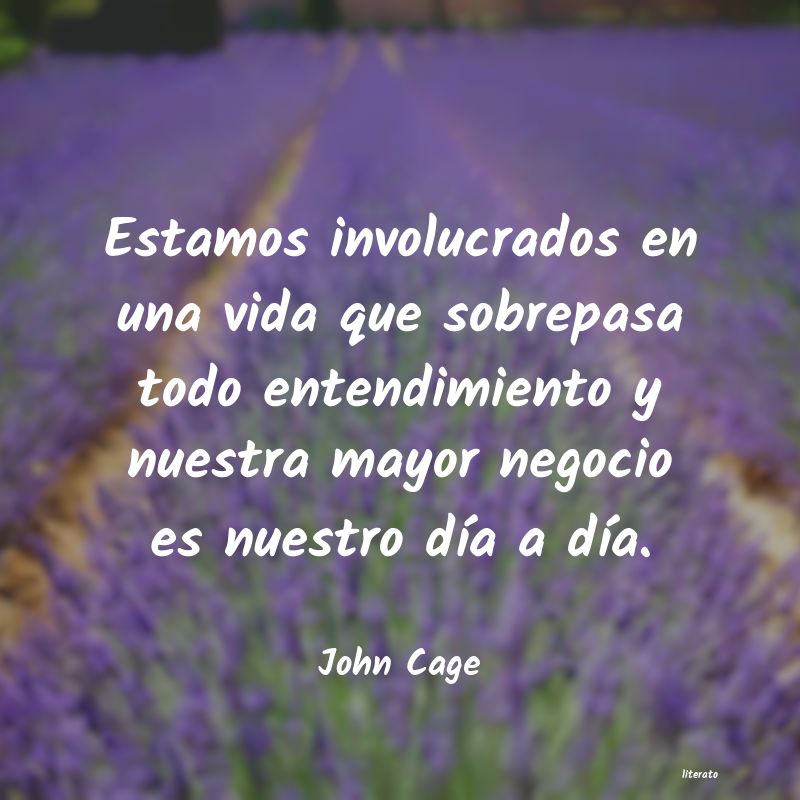 Frases de John Cage