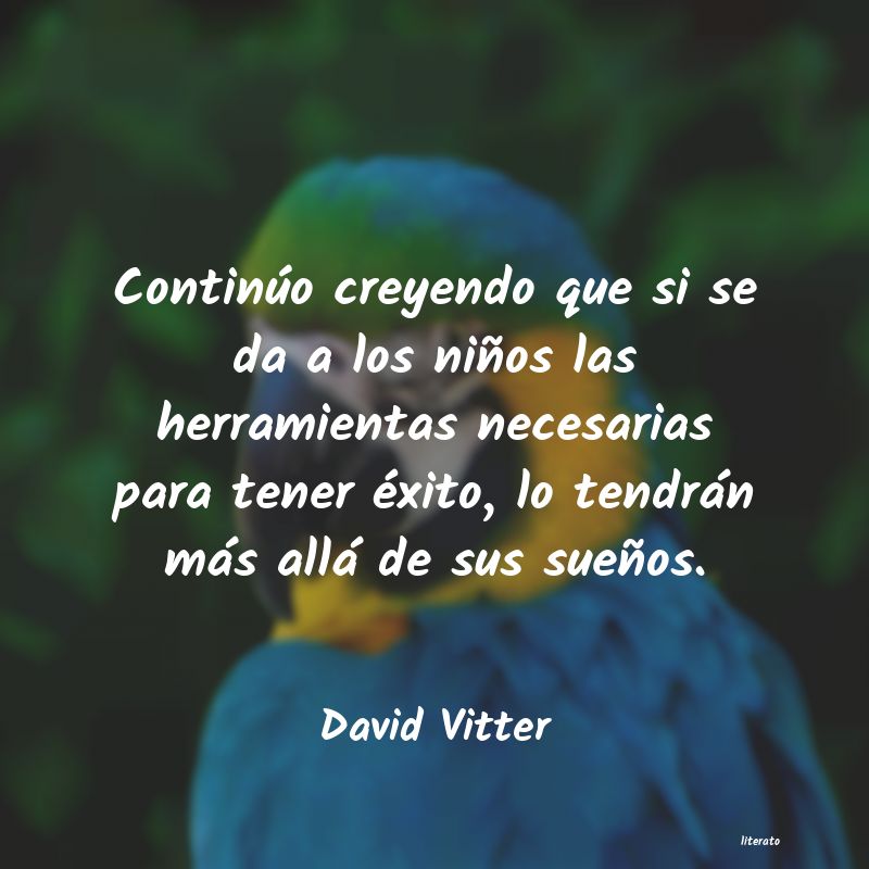 Frases de David Vitter