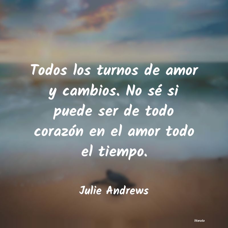 frases de Julie Andrews