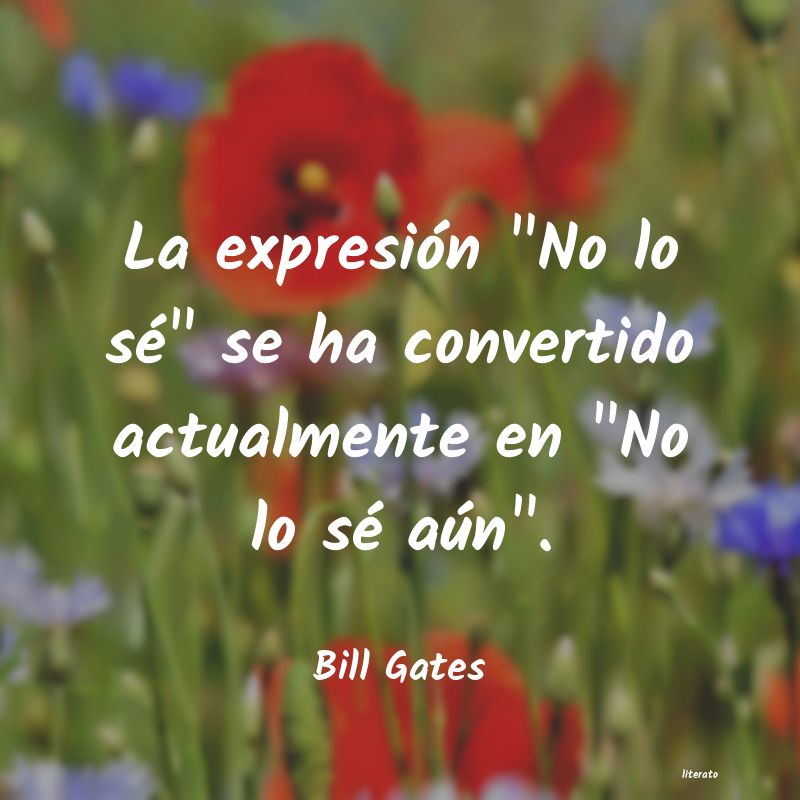 frases de Bill Gates