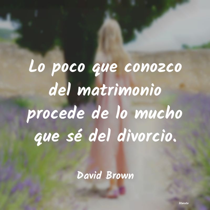 Frases de David Brown