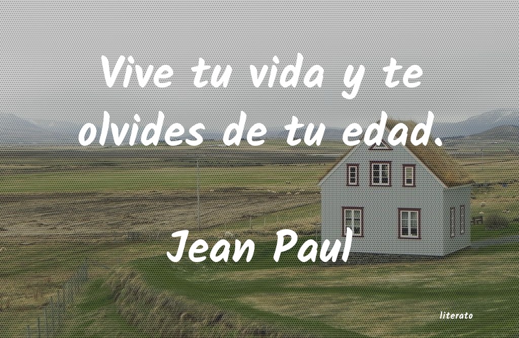 Frases de Jean Paul