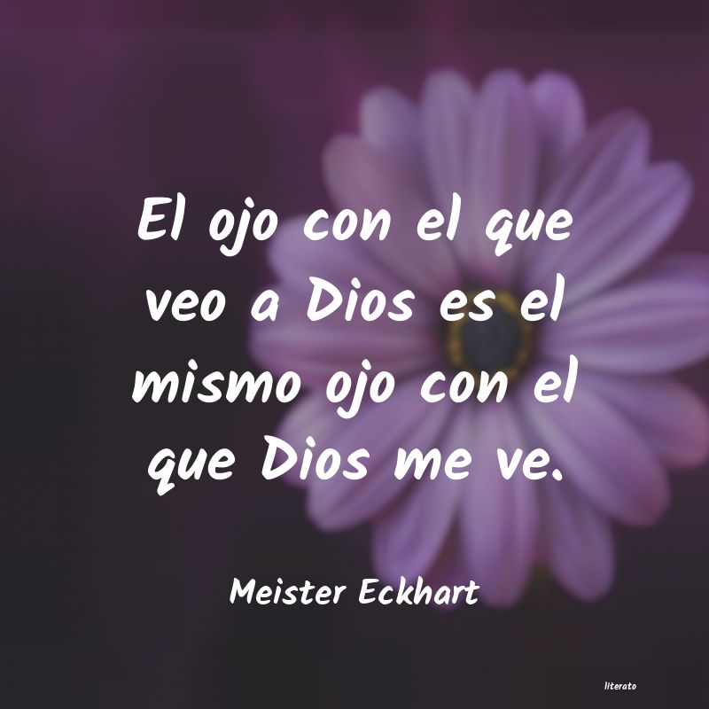 frases de Meister Eckhart