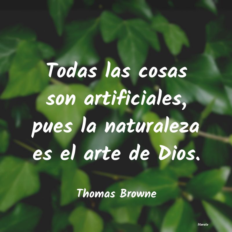 Frases de Thomas Browne