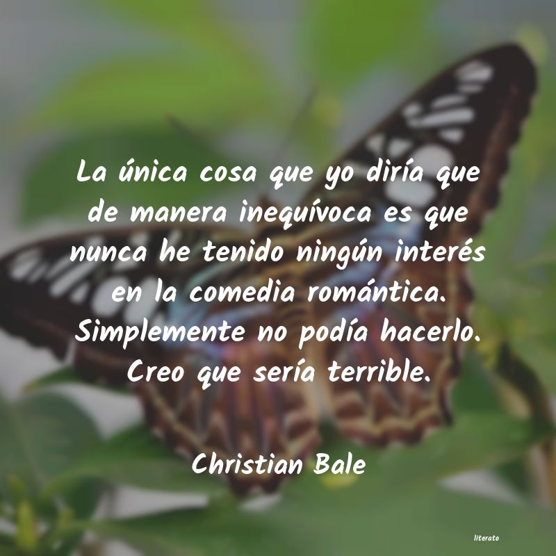 frases de Christian Bale