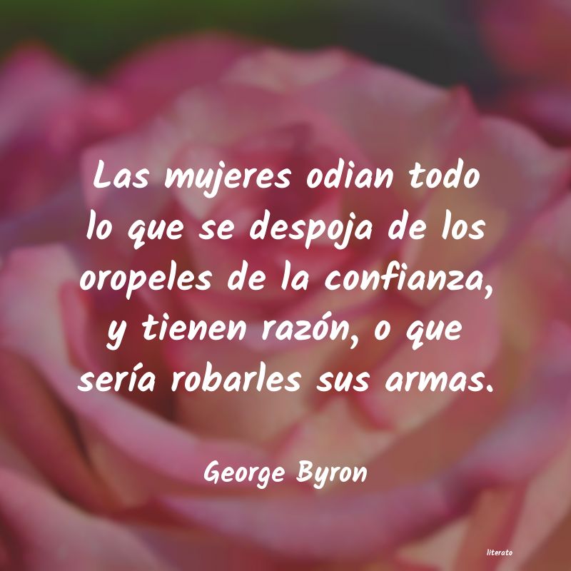frases de George Byron